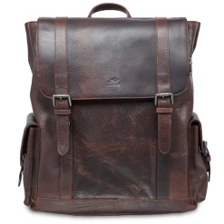 Mancini Leather Backpack for 15'' Laptop, 12.75