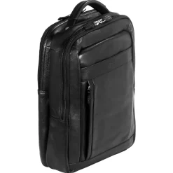 Mancini Leather Backpack for 15.6" Laptop / Tablet, 12" x 5.25" x 15",