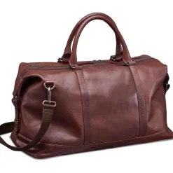Mancini Leather Carry-on Duffle Bag, 20