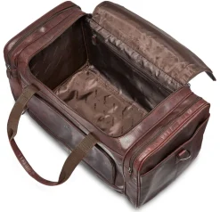 Mancini Leather Carry-on Duffle Bag, 20