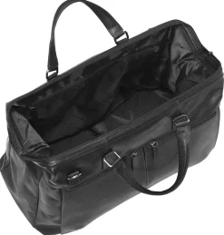 Mancini Leather Classic Carry-on Duffle Bag, 20