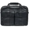 Mancini Leather Double Compartment Briefcase for 15.6" Laptop with RFI