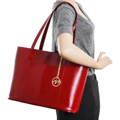McKlein ALYSON Leather Tablet Tote | Altman Luggage