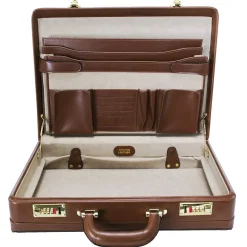 McKlein Harper Leather Expandable Attache Case