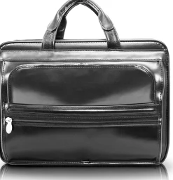 McKlein USA P Series Elston 15.6 Inch Leather Double Compartment Lapto