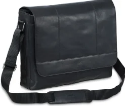 Messenger bag for 15'' Laptop / Tablet, 16.25" x 3.25" x 12", Black