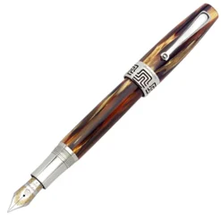Montegrappa Extra 1930 Turtle Brown Celluloid Fountain Pen - Model: IS