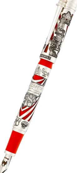 Montegrappa Monopoly Limited Edition Fountain Pen Red | Altman Luggage