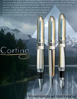 Monteverde USA Mountains of the World Fountain Pen Cortina Pinnacle
