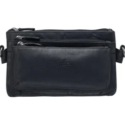 Multi Function Waist Bag, 9.5" x 2" x 5.5", Black