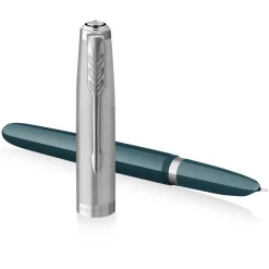 Parker 51 Teal Blue CT Fountain Pen on Sale | Altman Luggage