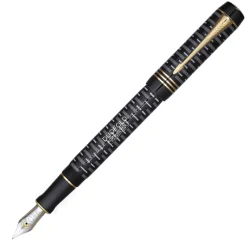 Parker Duofold 100 LE Anniversary Centennial Limited Fountain Pen Black GT