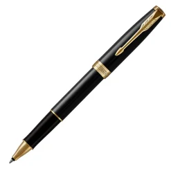 Parker Sonnet Black Lacquer GT Rollerball Pen 1931496 | Altman Luggage