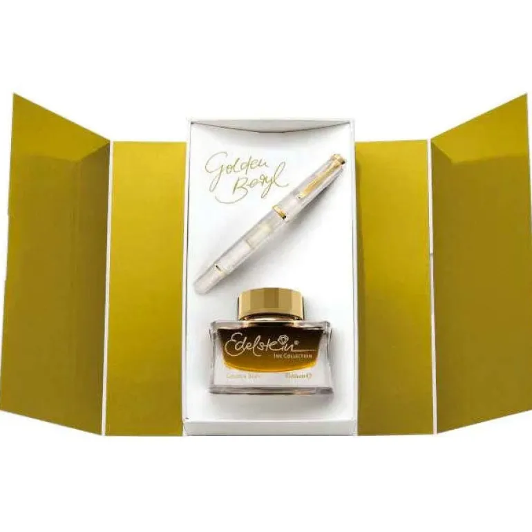 Pelikan SPECIAL EDITION Classic M200 Golden Beryl Fountain Pen Set