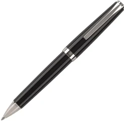 Pilot Metal Falcon Ballpoint Pen Black | Altman Luggage