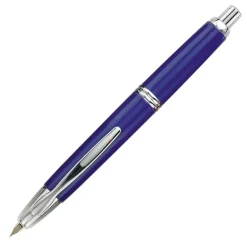 Pilot Vanishing Point Fountain Pen Blue Rhodium