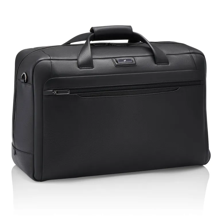 Porsche Design Roadster Leather Weekender Black | Altman Luggage