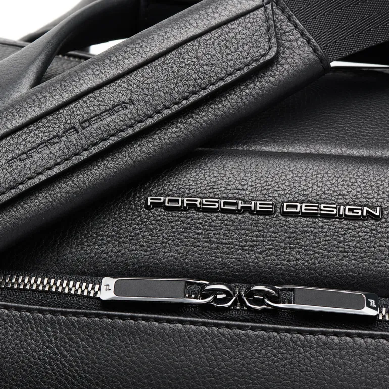 Porsche Design Roadster Leather Weekender Black | Altman Luggage