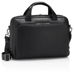 Porsche Design Roadster Leather Briefbag S Black | Altman Luggage