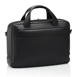 Porsche Design Roadster Leather Briefbag S Black | Altman Luggage