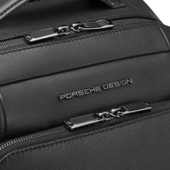 Porsche Design Roadster Leather Backpack Large Black | Altman Luggage