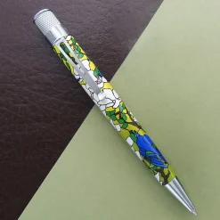 Retro 1951 Metropolitan Museum Tiffany LCT Favrile Parrots Rollerball Pen