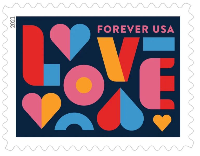Retro 51 Officially Licensed United States Postal Service Love Stamp R