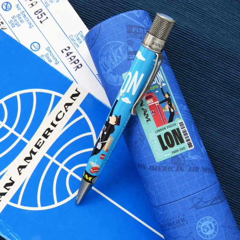 Retro 51 Pan Am London Poster Rollerball | Altman Luggage