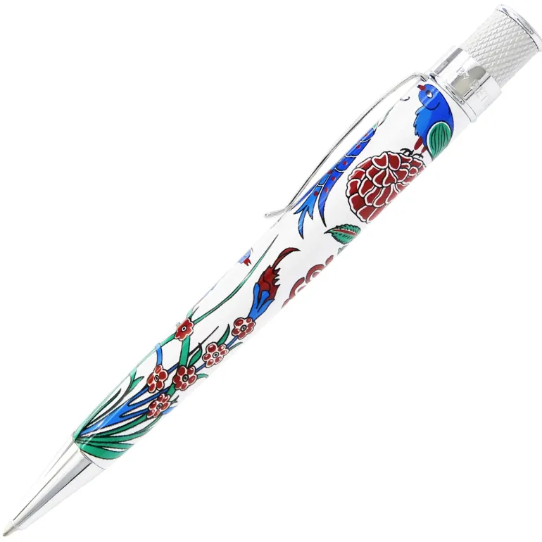 Retro 51 The Metropolitan Museum Iznik Garden Blue Birds Rollerball