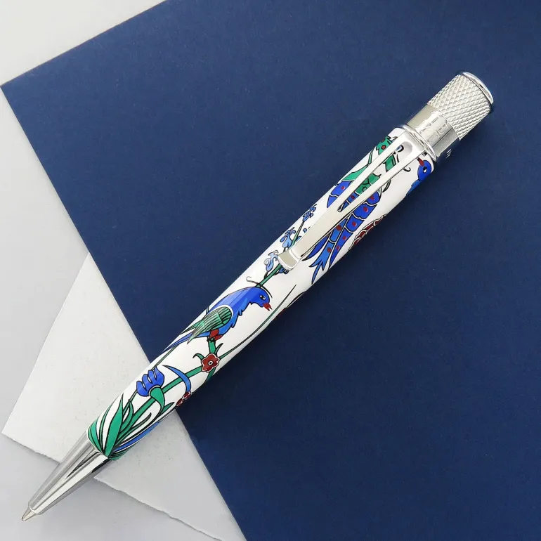 Retro 51 The Metropolitan Museum Iznik Garden Blue Birds Rollerball