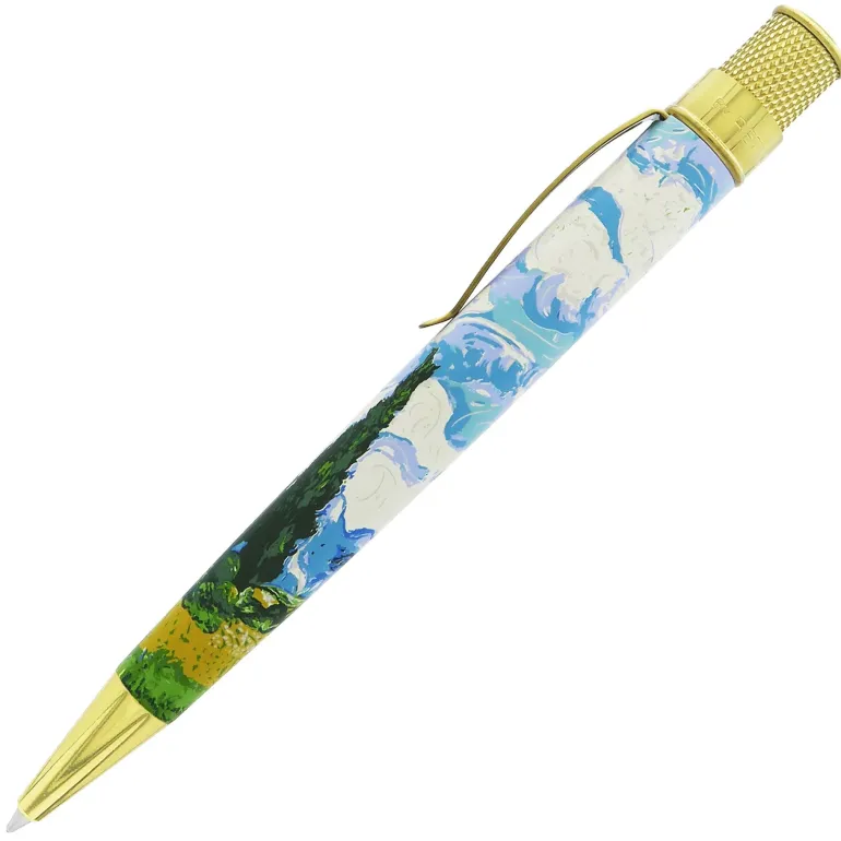 Retro 51 The Metropolitan Museum Van Gogh Wheat Field Cypresses Roller