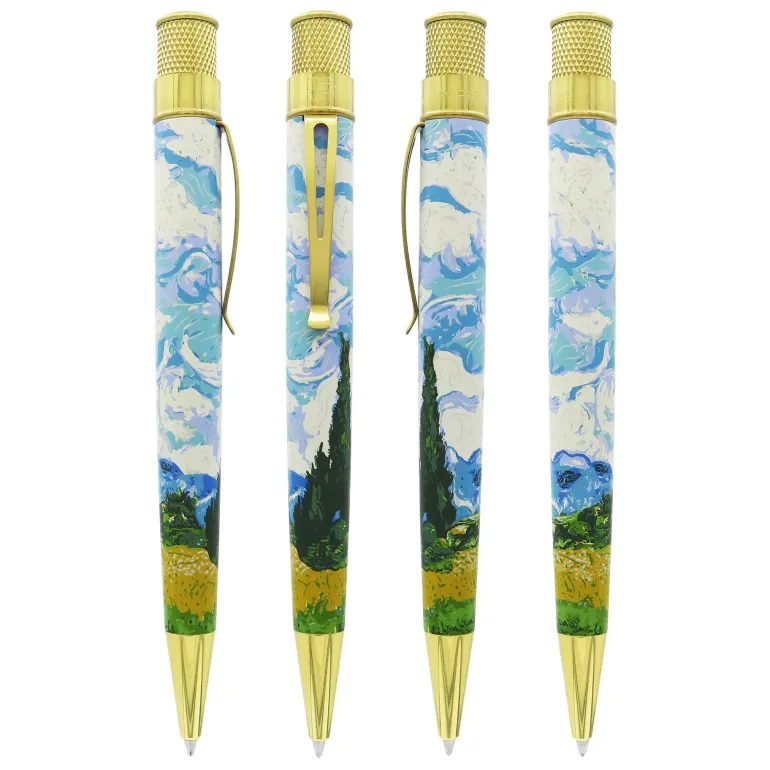 Retro 51 The Metropolitan Museum Van Gogh Wheat Field Cypresses Roller