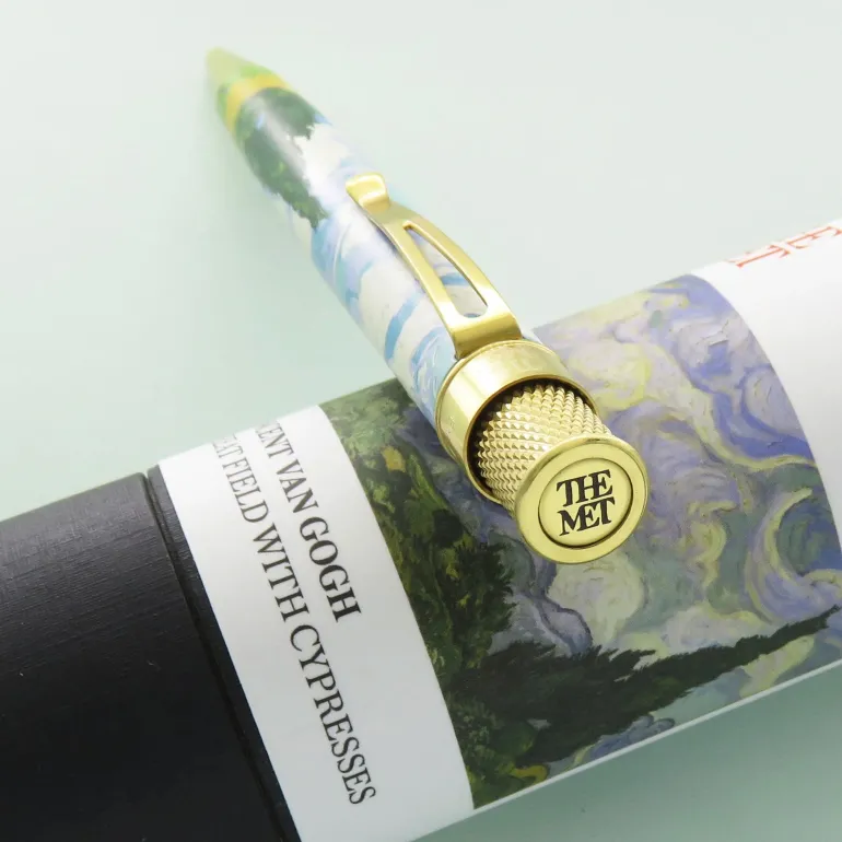 Retro 51 The Metropolitan Museum Van Gogh Wheat Field Cypresses Roller