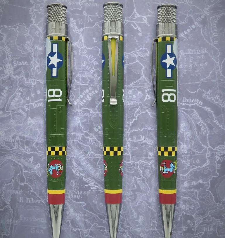 Retro 51 Tornado Vintage Metalsmith P47 Thunderbolt Rollerball Pen
