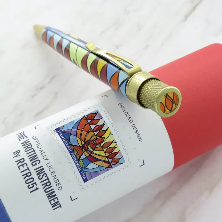 Retro51 United States Postal Service Hanukkah Stamp Rollerball Pen