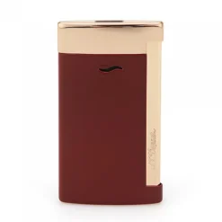 S. T. Dupont SLIM 7 Red with Golden Finish Lighter | Altman Luggage