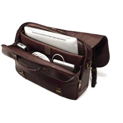 Samsonite Colombian Leather Flapover Case Double Gusset