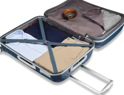 Samsonite Freeform 3 Piece Set 21|24|28 Inch Expandable Spinners (Navy