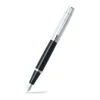 Sheaffer 300 9314 Black and Chrome Fountain Pen With Chrome Cap
