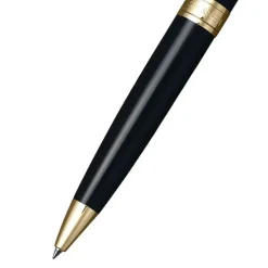 Sheaffer 300 9325 Glossy Black Ballpoint Pen With Gold-tone Trim