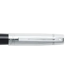 Sheaffer 300 Glossy Black and Bright Chrome Cap Rollerball Pen