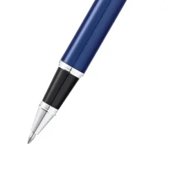 Sheaffer 300 Glossy Blue with Chrome Trims Rollerball Pen | Pen Sale