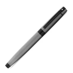 Sheaffer 300 Matte Gray Fountain Pen With Black Trims