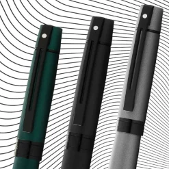 Sheaffer 300 Matte Gray Rollerball Pen With Black Trims | Altman Luggage