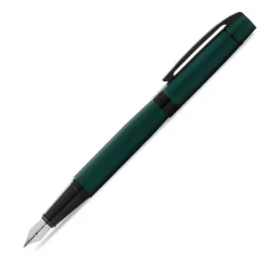 Sheaffer 300 Matte Green Fountain Pen With Black Trims