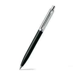 Sheaffer Sentinel Black and Chrome Ballpoint Pen With Chrome Trims