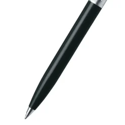 Sheaffer Sentinel Black and Chrome Ballpoint Pen With Chrome Trims