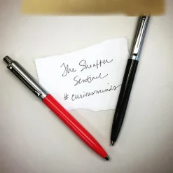 Sheaffer Sentinel Black and Chrome Ballpoint Pen With Chrome Trims