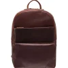 Slim Backpack for 14" Laptop, 12" x 4" x 16.25", Brown