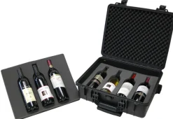 TZ Case | TZ Case WCB-018B 7 Bottle Wheeled Wine Case